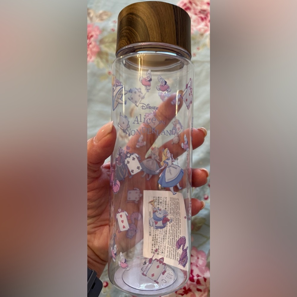Alice IN Wonderland Plastic Water Bottle 20cm 500ml NEW 2024